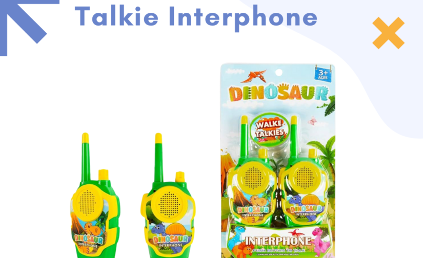 e Talkie Interphone – Fun & Interactive Two-Way Radio for Kids with Long-Range Communication
