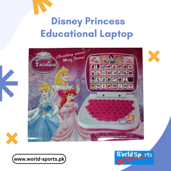 Disney Princess Educational Laptop – Interactive Learning Toy with Fun Games, Music & Educational Activities