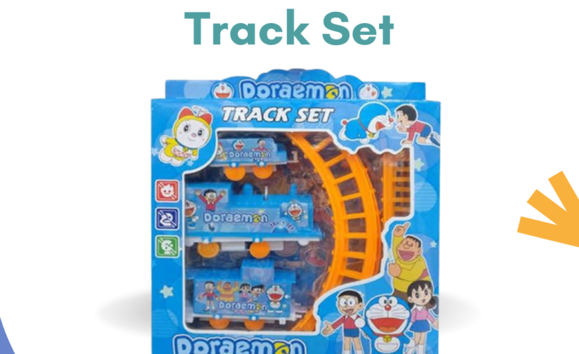 Doraemon Track Set – Exciting Racing Track Toy for Kids, Interactive Playset with Cars & Accessories