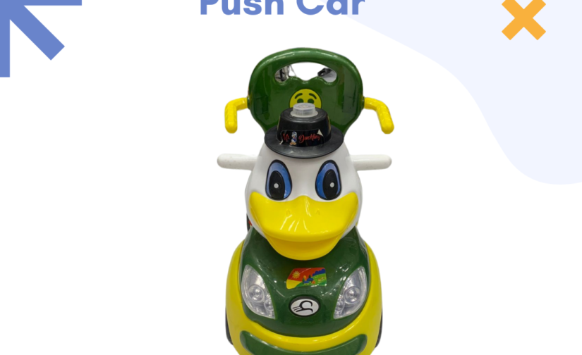 Duck Kids Push Car – Fun Ride-On Toy with Steering Wheel & Storage