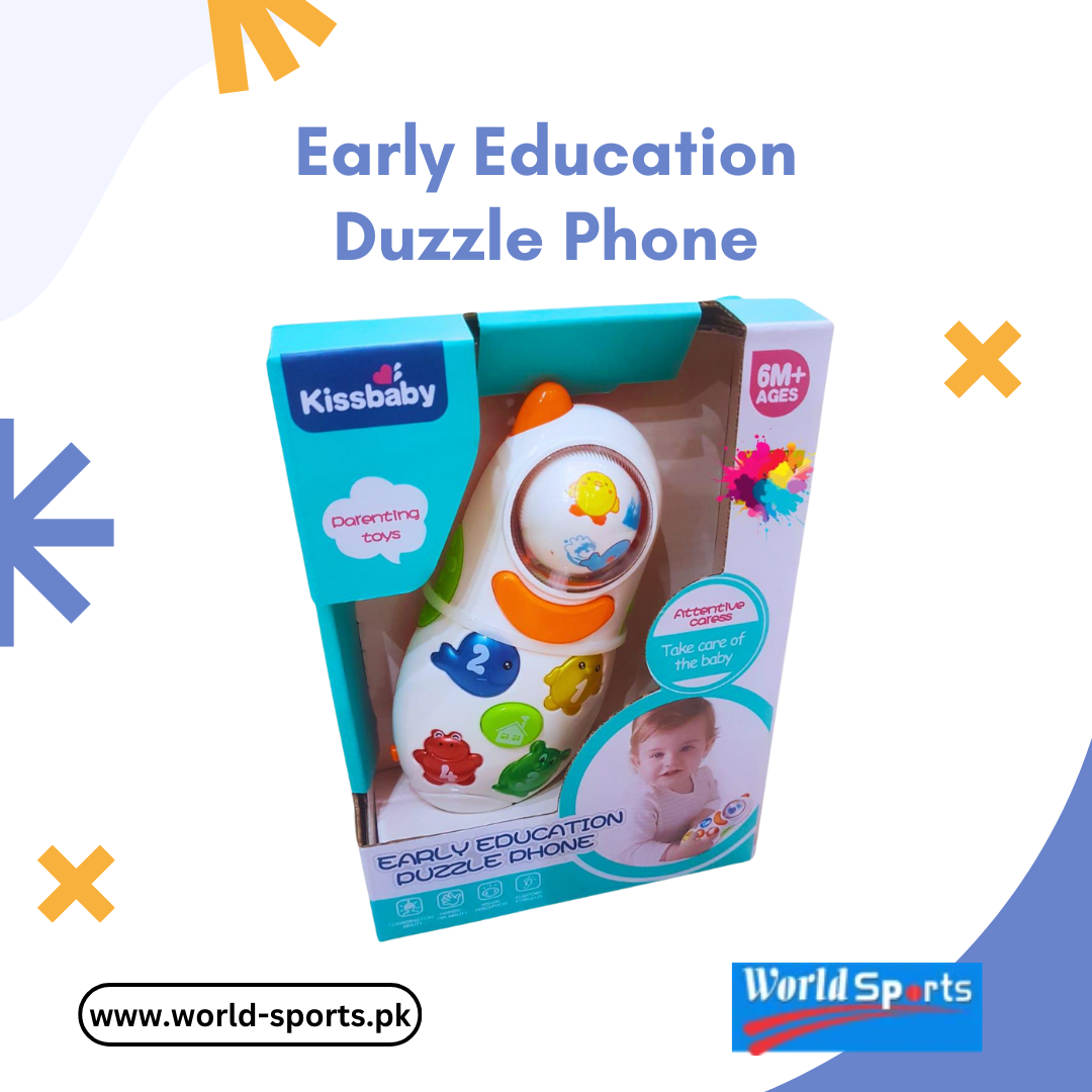 Early Education Duzzle Phone – Interactive Learning Toy with Lights, Sounds & Educational Games | Fun & Engaging for Toddlers