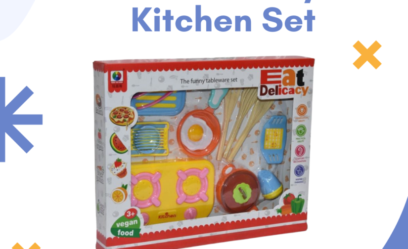 Eat Delicacy Kitchen Set – Interactive Pretend Play Cooking Set for Kids with Realistic Utensils & Accessories