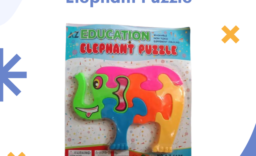 Educational Elephant Puzzle – Fun & Engaging Learning Toy for Kids