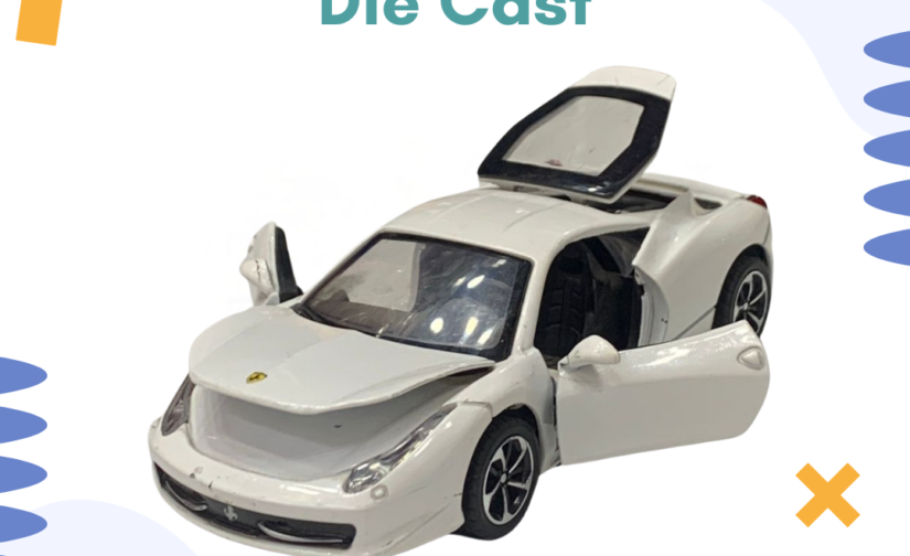 Ferrari Die-Cast Model Car – 1:32 Scale, Metal Body, Pull-Back Action, Luxury Sports Car Replica