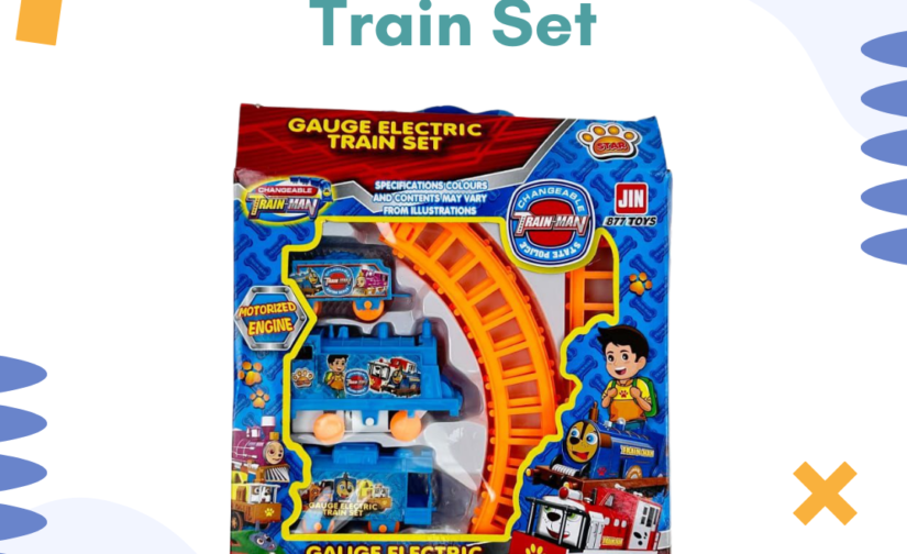 Gauge Electric Train Set – Classic Railway Playset with Tracks, Engine & Carriages