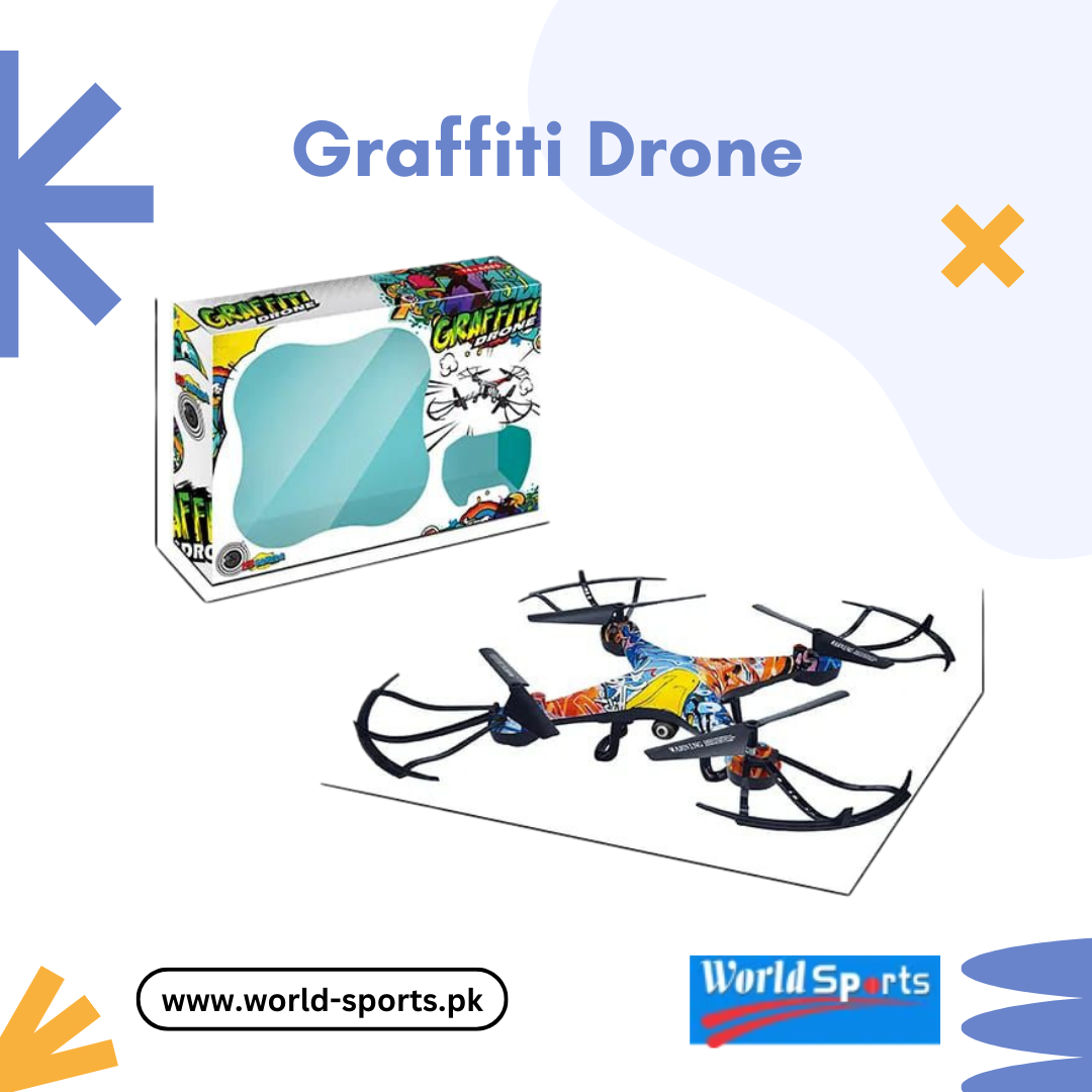 Graffiti Drone – High-Performance Remote Control Drone with Unique Artistic Design