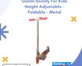 Gzxlm Scooty for Kids – Height Adjustable, Foldable, Durable Metal Frame – Smooth & Safe Ride
