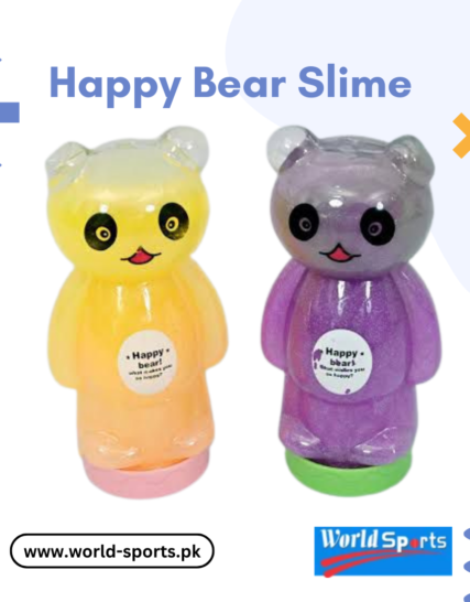 Happy Bear Slime – Soft, Stretchy & Scented Slime with Cute Bear Charm for Kids & DIY Fun