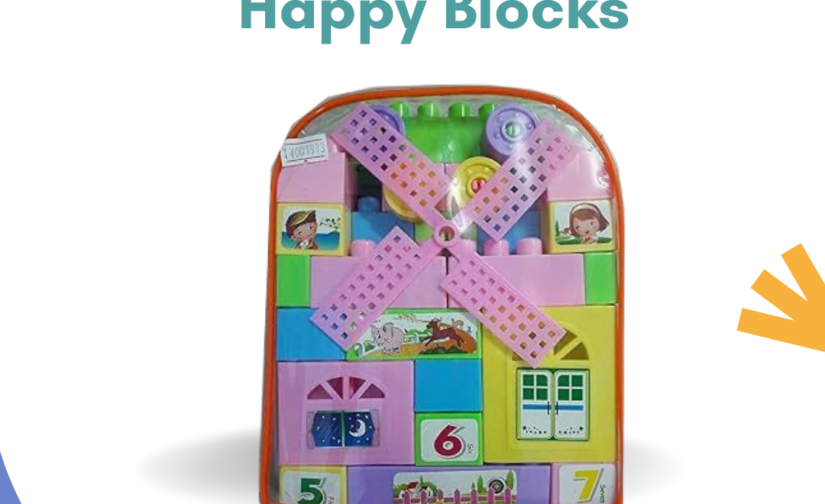 Happy Blocks – Colorful Building Block Set for Kids, Educational & Creative Play Toy