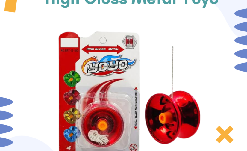 High Gloss Metal Yoyo – Professional Aluminum Alloy Yo-Yo for Tricks, Smooth Spin & High-Speed Performance
