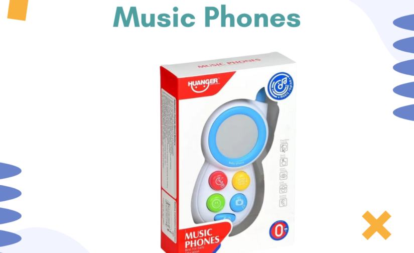 Huanger Music Phone – Interactive Educational Toy Phone with Lights, Sounds & Learning Features for Kids