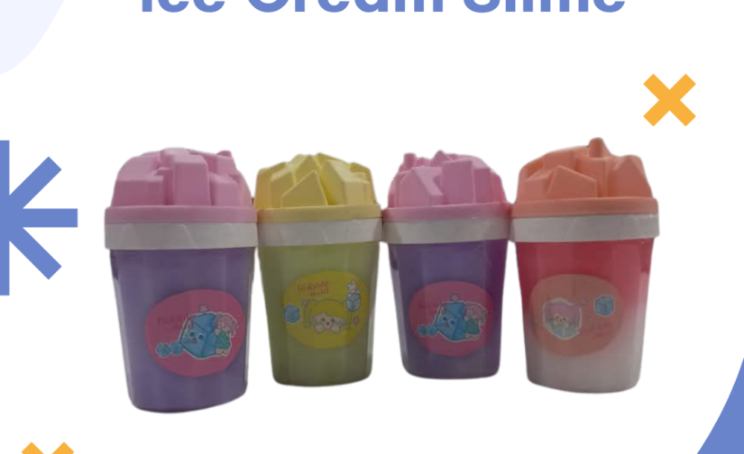 Ice Cream Slime – Soft, Fluffy & Scented DIY Slime for Kids & Sensory Play