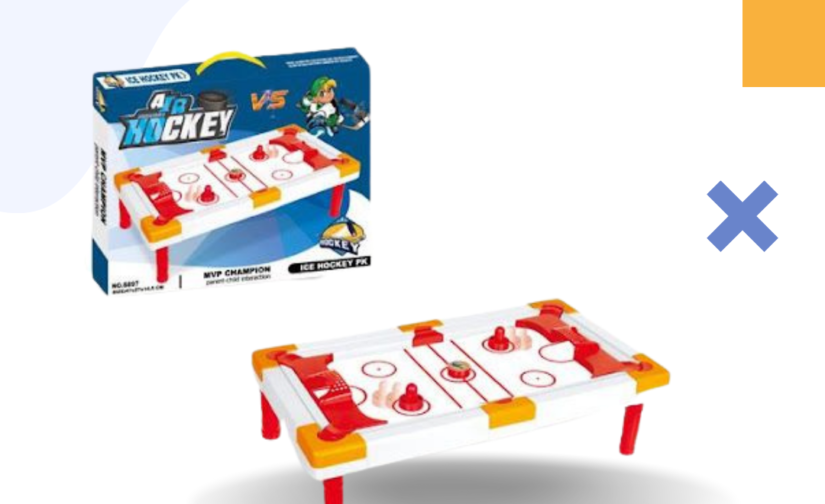 Ice Hockey Table Game – Fast-Paced Air Hockey Set for Kids & Adults