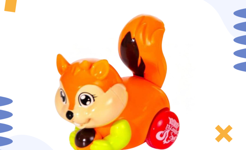Inertia Squirrel Toy – Friction-Powered Cute Animal Toy for Endless Fun