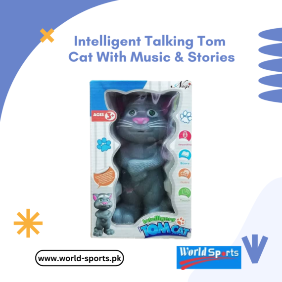 Intelligent Talking Tom Cat with Music & Stories – Interactive Educational Toy for Kids
