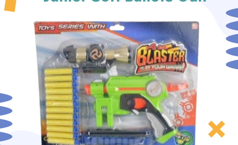Junior Soft Bullet Gun – Safe & Fun Foam Dart Blaster Toy for Kids with Soft Bullets
