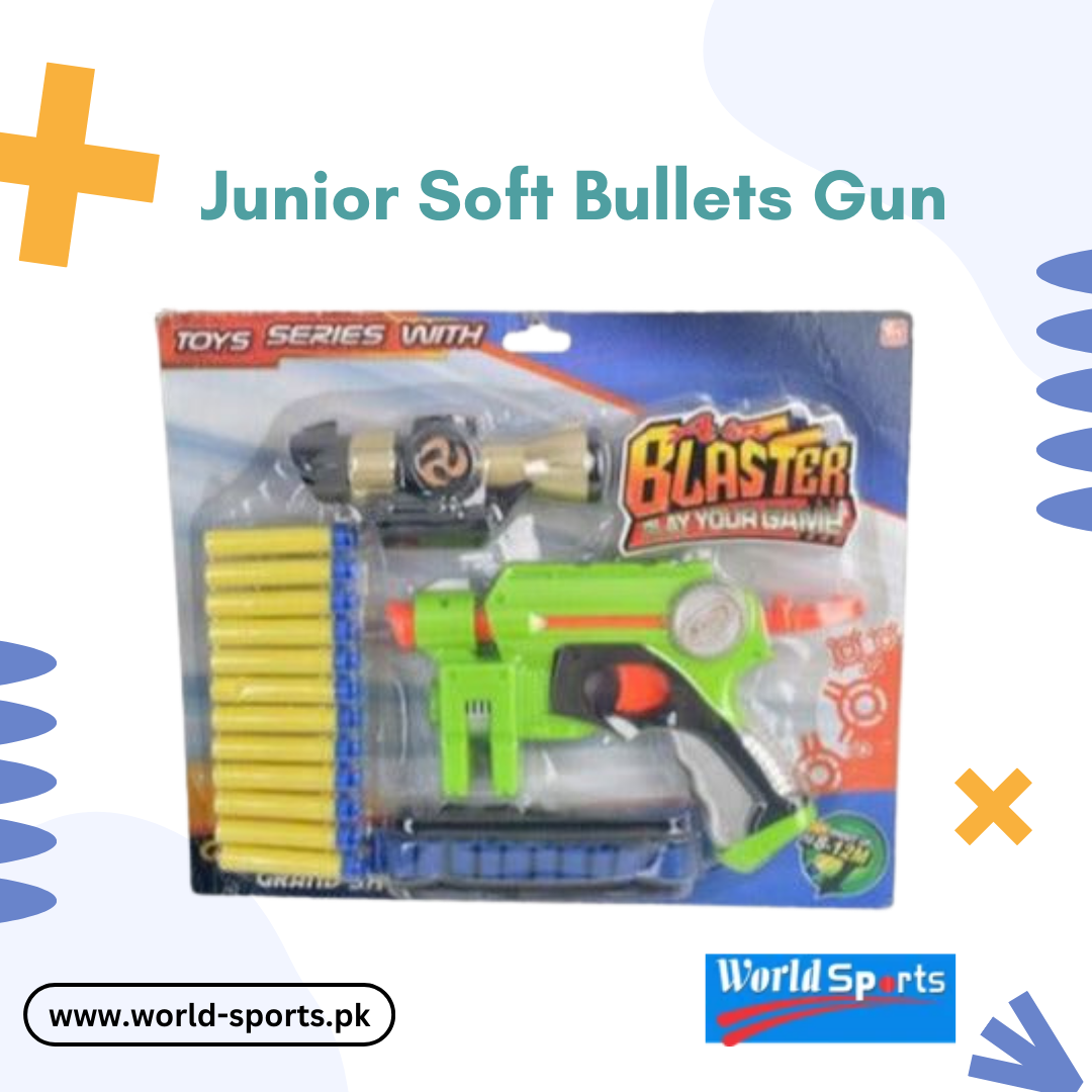 Junior Soft Bullet Gun – Safe & Fun Foam Dart Blaster Toy for Kids with Soft Bullets
