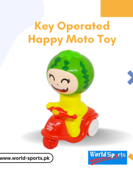 Key Operated Happy Moto Toy – Classic Wind-Up Motorcycle Toy for Kids