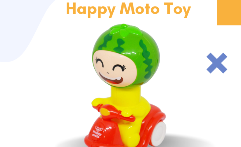 Key Operated Happy Moto Toy – Classic Wind-Up Motorcycle Toy for Kids