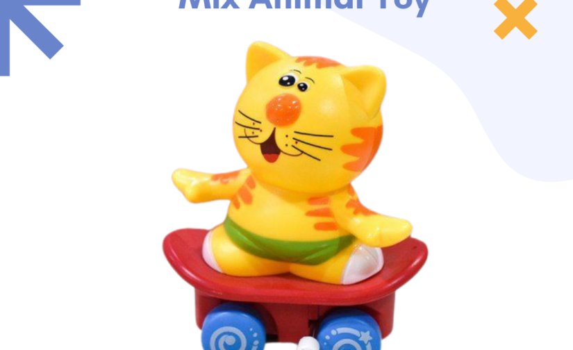 Key Operated Mix Animal Toy – Fun Wind-Up Clockwork Animal Set for Kids