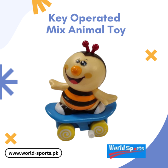 Key Operated Mix Animal Toy – Wind-Up Clockwork Animal Set for Kids