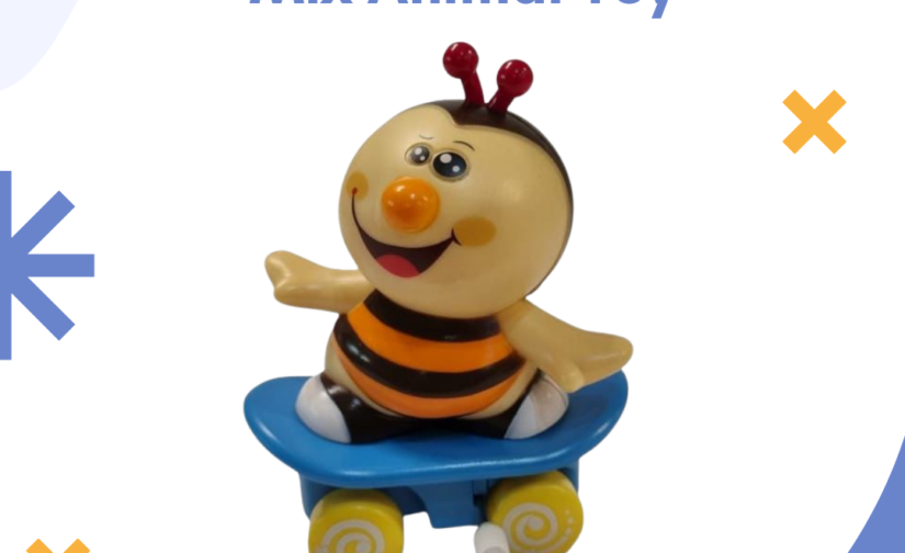 Key Operated Mix Animal Toy – Wind-Up Clockwork Animal Set for Kids