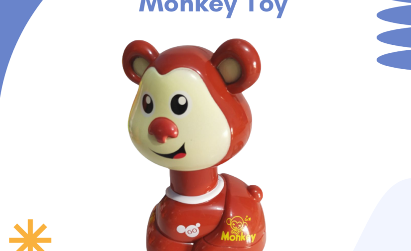 Key Operated Wind-Up Monkey Toy – Fun & Interactive Classic Clockwork Toy for Kids