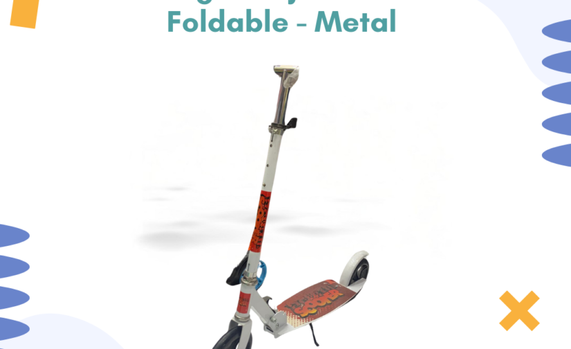 Kick Scooty for Kids – Height Adjustable, Foldable, Sturdy Metal Frame – Safe & Smooth Ride