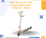 Kick Scooty for Kids – Height Adjustable, Foldable, Durable Metal Frame – Smooth & Safe Ride