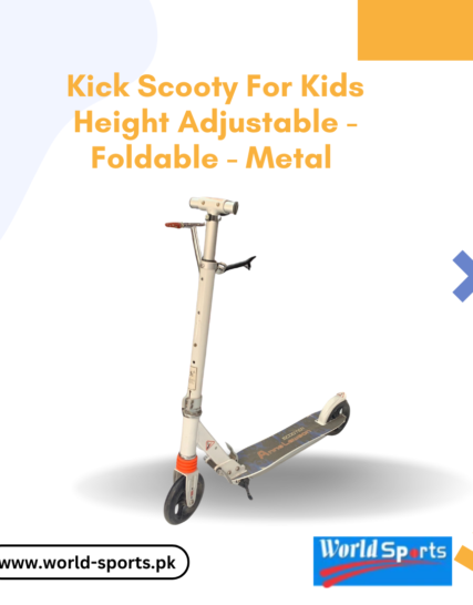 Kick Scooty for Kids – Height Adjustable, Foldable, Durable Metal Frame – Smooth & Safe Ride