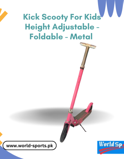 Kick Scooty for Kids – Height Adjustable, Foldable, Durable Metal Frame – Safe & Smooth Ride