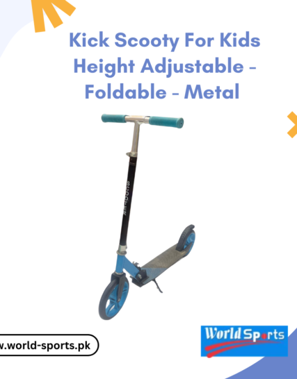 Kick Scooty for Kids – Height Adjustable, Foldable, Sturdy Metal Frame – Safe & Smooth Ride