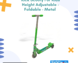 Kick Scooty for Kids – Height Adjustable, Foldable, Durable Metal Frame – Smooth & Safe Ride