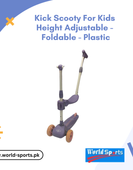 Kick Scooty for Kids – Height Adjustable, Foldable, Lightweight Plastic Frame – Safe & Fun Outdoor Ride