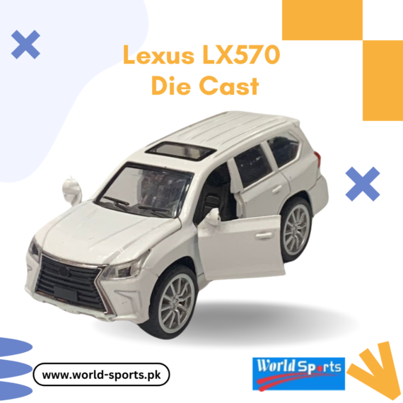 Lexus LX570 Die-Cast Model Car – Premium Metal Body, Pull-Back Action, Realistic Design