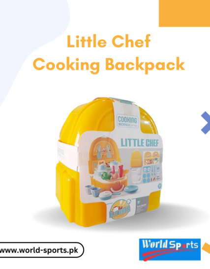 Little Chef Cooking Backpack – Portable Kitchen Playset for Kids with Utensils & Play Food