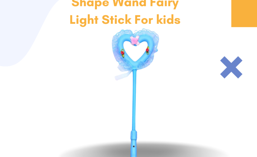 Luminescent Heart-Shaped Wand – Fairy Light Stick for Kids with LED Glow & Magical Effects