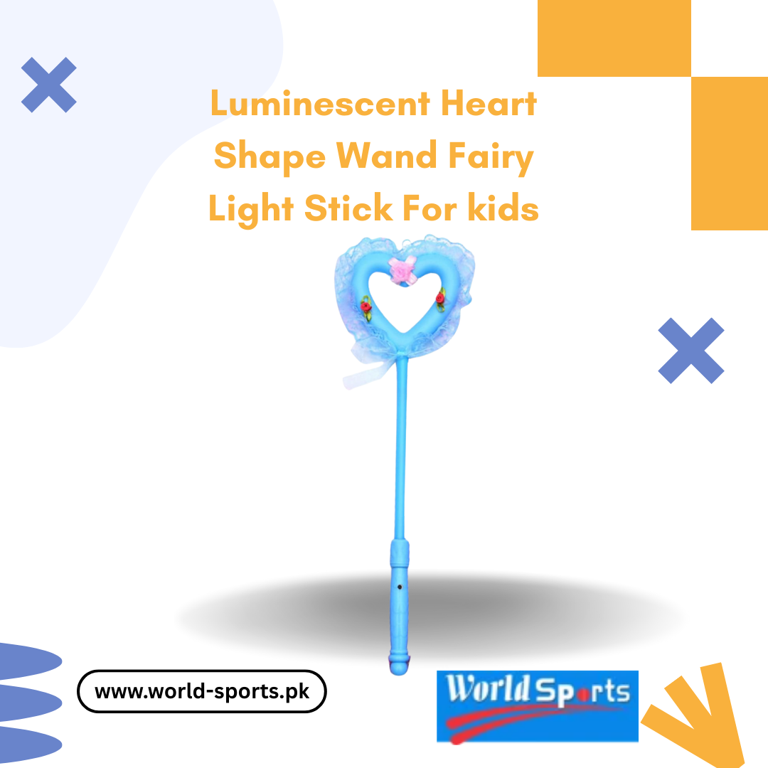 Luminescent Heart-Shaped Wand – Fairy Light Stick for Kids with LED Glow & Magical Effects