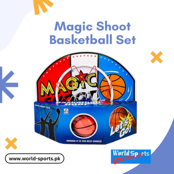 Magic Shoot Basketball Set – Mini Hoop & Ball for Kids, Indoor & Outdoor Fun, Easy-to-Install Basketball Toy