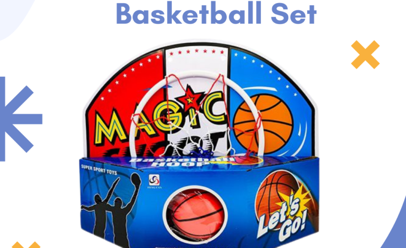Magic Shoot Basketball Set – Mini Hoop & Ball for Kids, Indoor & Outdoor Fun, Easy-to-Install Basketball Toy