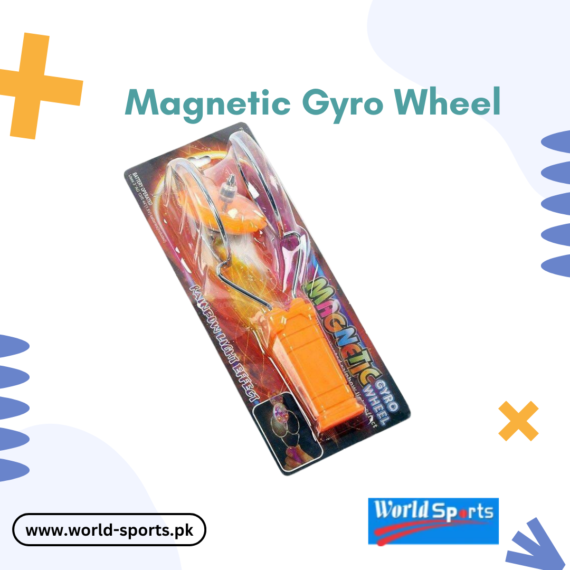 Magnetic Gyro Wheel – Classic Spinning Gravity Defying Toy with LED Lights for Kids & Adults