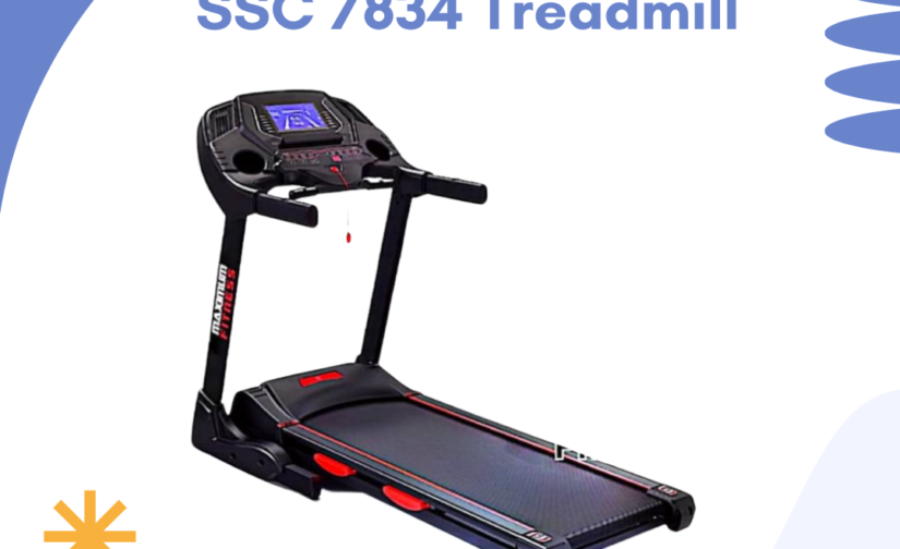 Maximum Fitness SSC 7834 Treadmill – Advanced Folding Treadmill with Smart Technology & Silent Motor