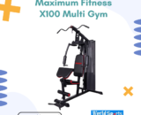Maximum Fitness X100 Multi Gym – Full-Body Strength Training Machine with Adjustable Weights & Durable Steel Frame