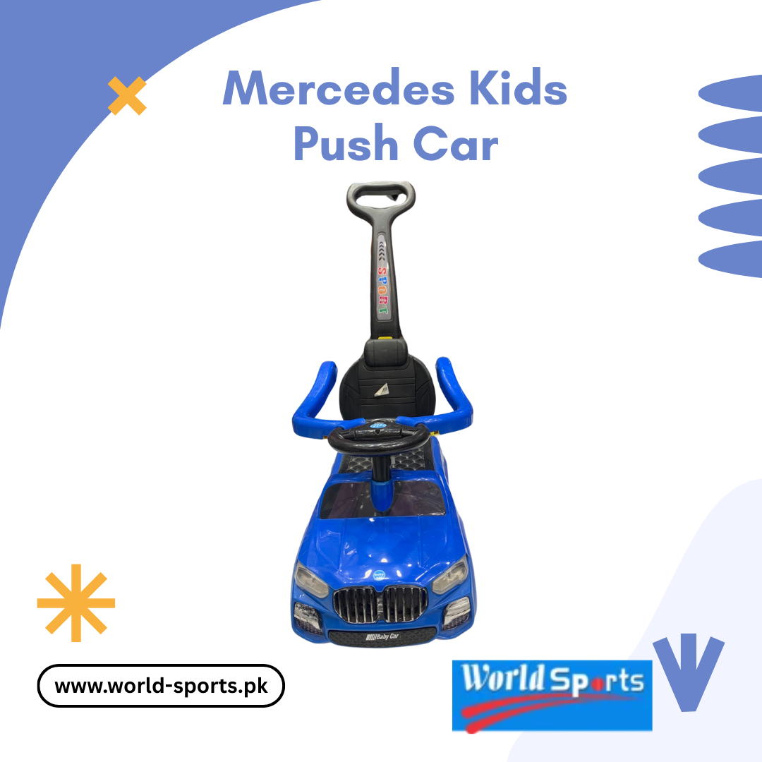 Mercedes Kids Push Car – Ride-On Toy with Steering Wheel & Storage