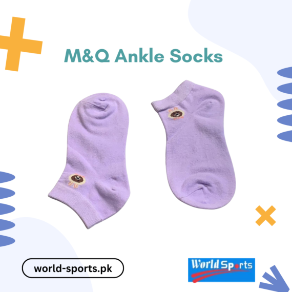 M&Q Ankle Socks – Soft Cotton, Breathable & Moisture-Wicking Low-Cut Socks for Men & Women