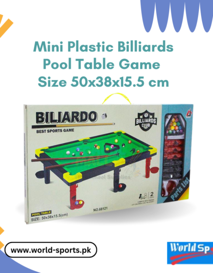 Mini Plastic Billiards Pool Table Game – 50x38x15.5 cm | Portable Indoor Sports Toy for Kids & Adults