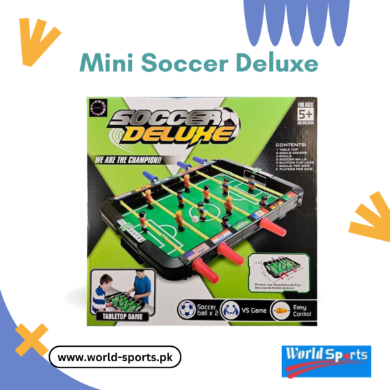 Mini Soccer Deluxe – Portable Tabletop Football Game for Kids & Adults