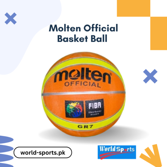 Molten Official Basketball – FIBA Approved, Premium Composite Leather, High-Performance Basketball for Indoor & Outdoor Play