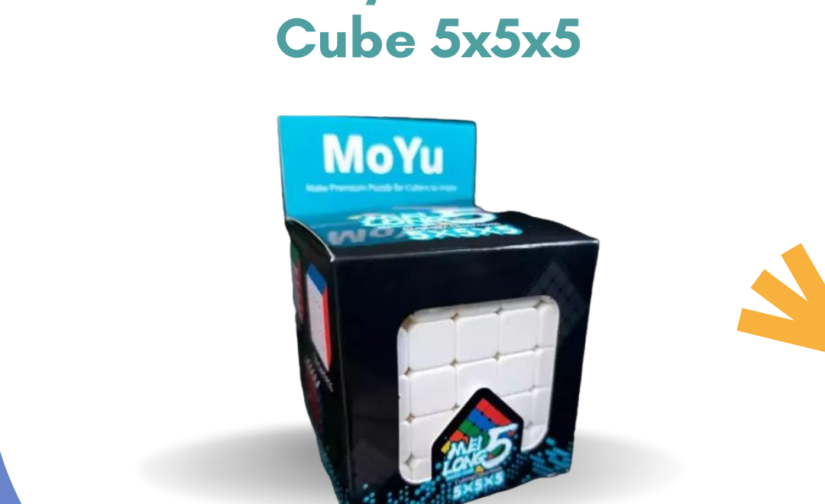 Moyu 5x5x5 Rubic Cube – High-Speed Stickerless Magic Cube for Puzzle Enthusiasts