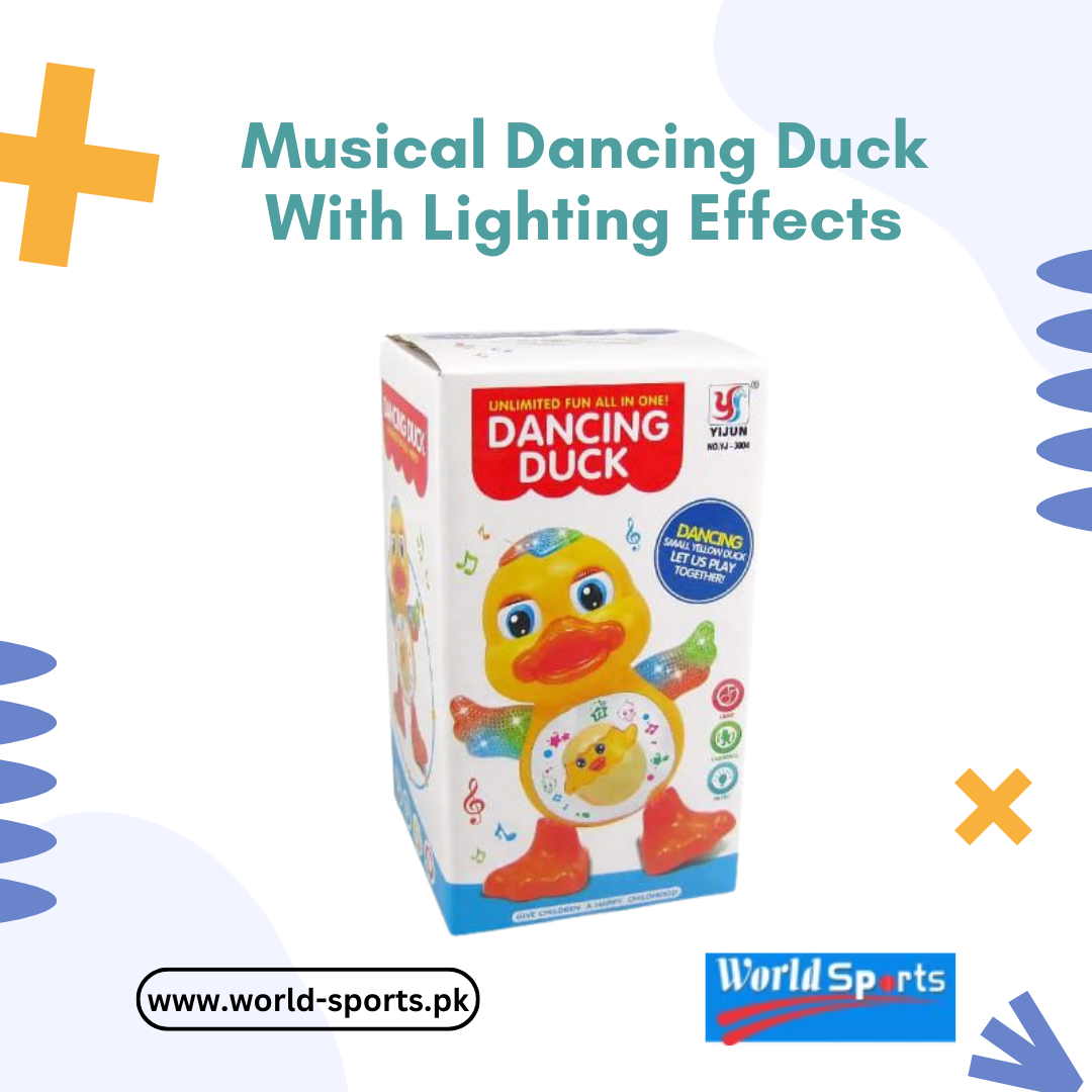 Musical Dancing Duck with Lighting Effects – Interactive, Fun & Educational Toy for Kids